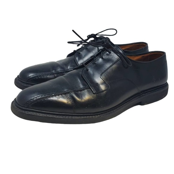 Allen Edmonds 10 Hillcrest Black Leather Oxford Lace Up Career Bicycle Toe main image 4
